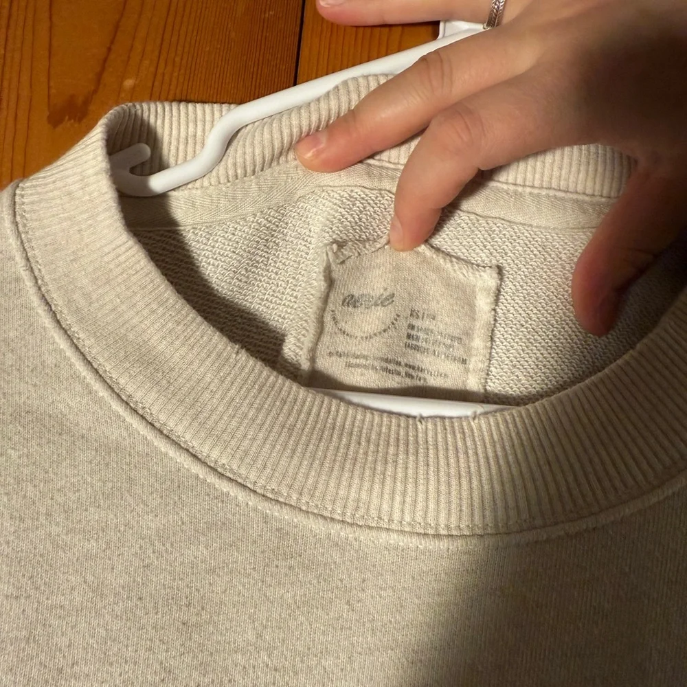 Aerie Kieth Haring Sweatshirt XS Beige - Picture 7 of 7